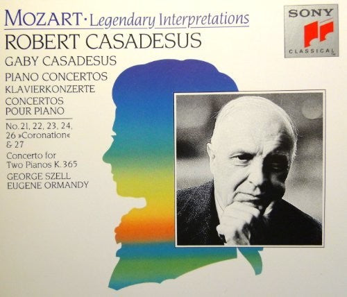 the album cover for Casadesus - Mozart Legendary Interpretatio