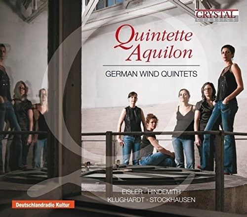 the album cover for Quintette Aquilon - German Wind Quintets