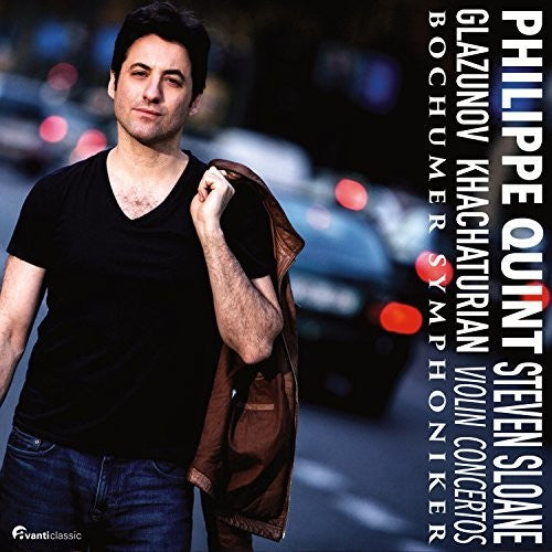 the album cover for Philippe Quint - Violin Concertos