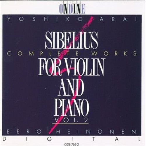 the album cover for Arai / Heinonen - Complete Works for Violin