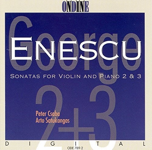 the album cover for Csaba / Satukangas - Sonatas for Violin
