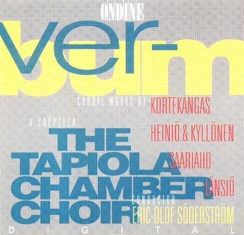 the album cover for Tapiola Chamber Choir / Soderstrom - Choral Works