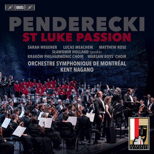 Penderecki / Wegener / Nagan - St Luke Passion (live) - Super Audio CD