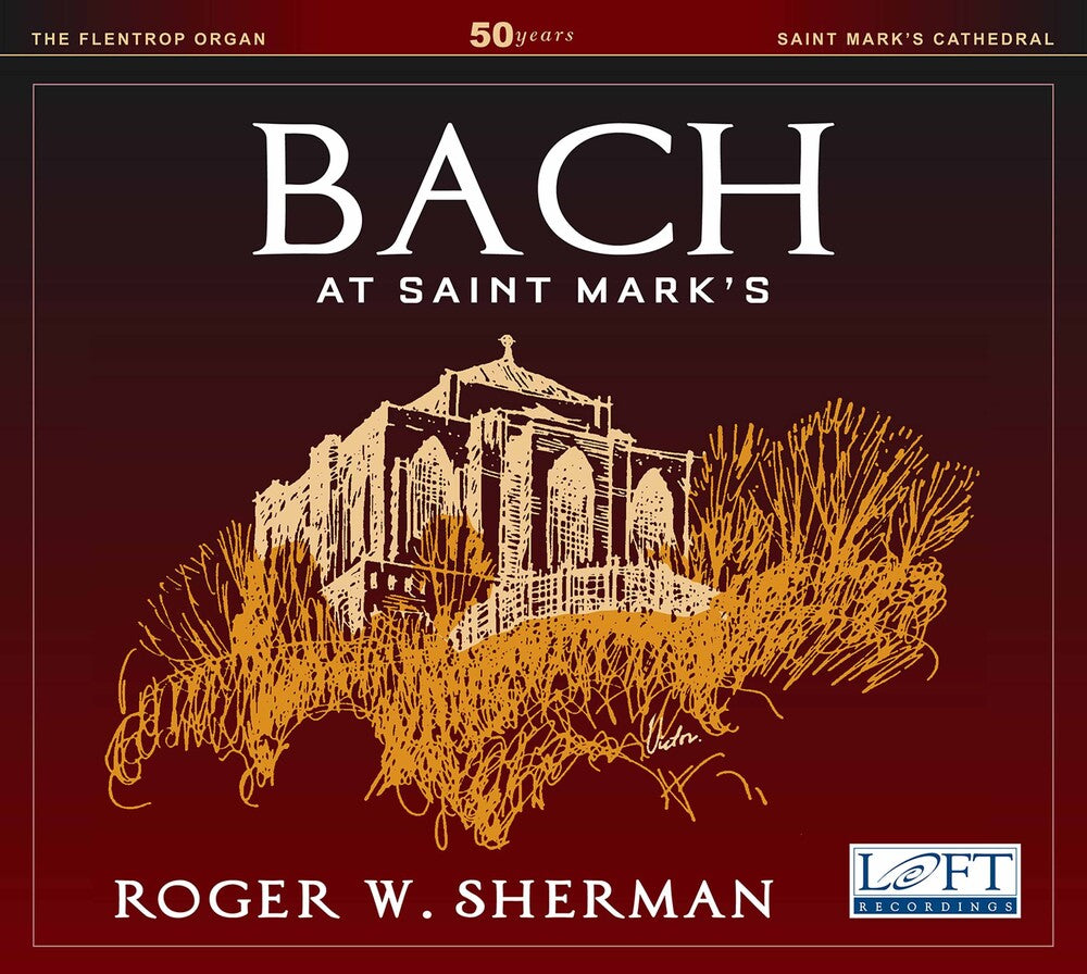 the album cover for J Bach S / Sherman - Bach at Saint Mark's
