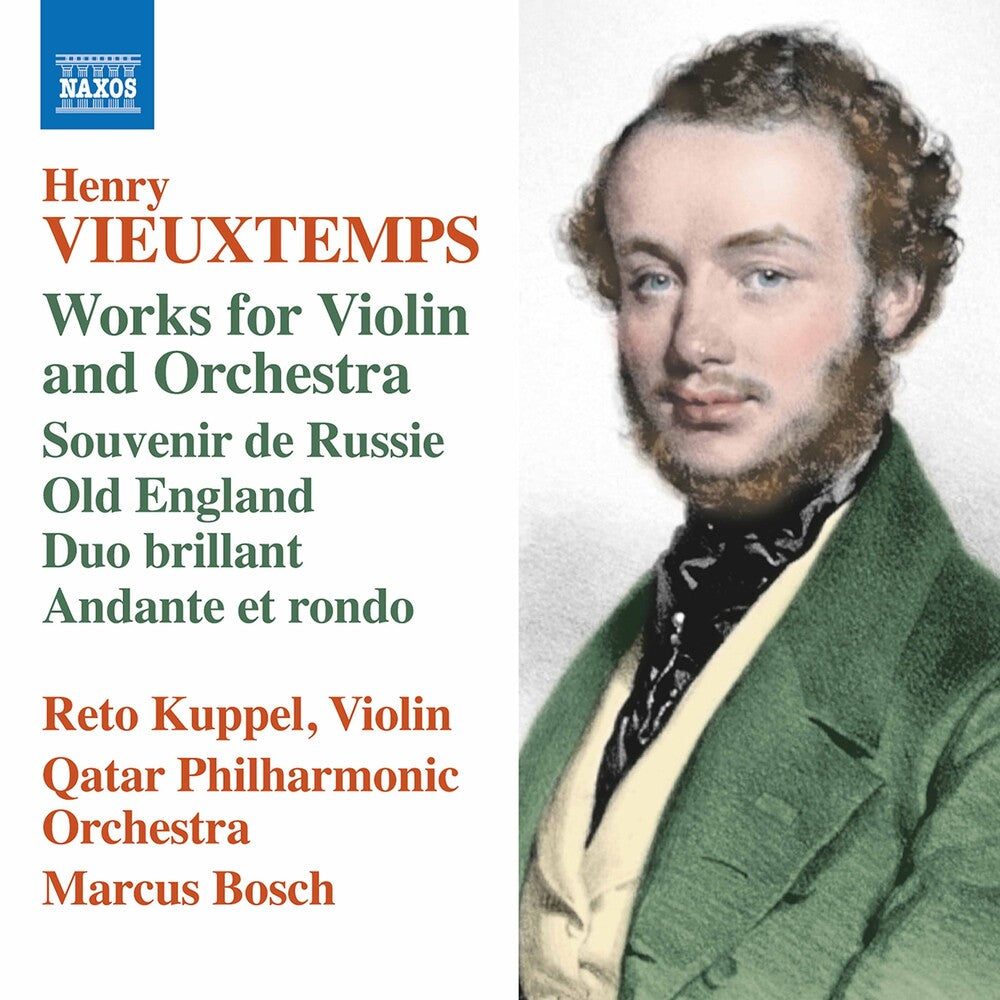 the album cover for Vieuxtemps / Kuppel / Bosch - Works for Violin & Orchestra