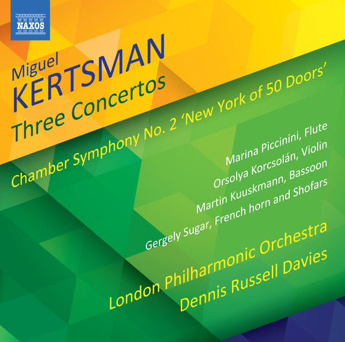 the album cover for Kertsman / Various - 3 Concertos / Chamber Symphony 2