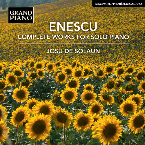 the album cover for Enescu / Solaun - Complete Works for Solo Piano