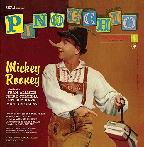 the album cover for Original Television Cast - Pinocchio