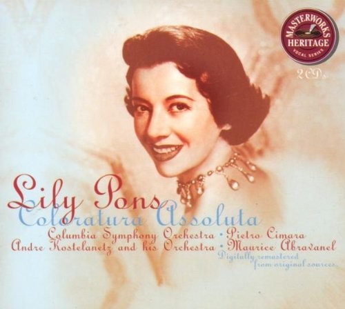 the album cover for LILY PONS - Coloratura Assolut