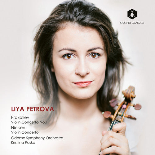 the album cover for Prokofiev / Nielsen / Petrova - Violin Concerto 1