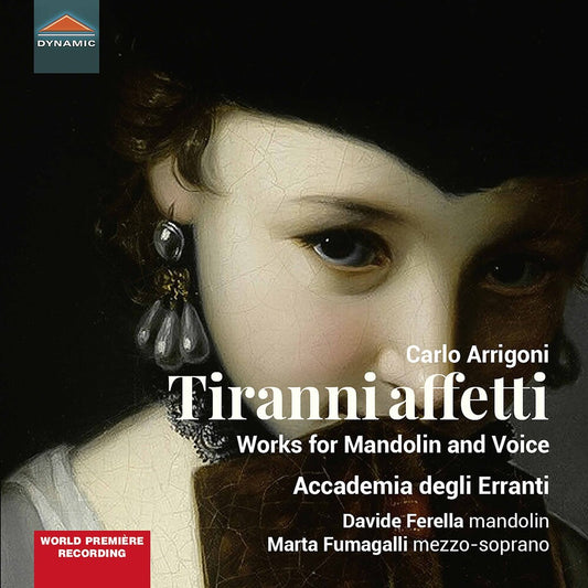 the album cover for Arrigoni / Accademia Degli Erranti - Tiranni Affetti