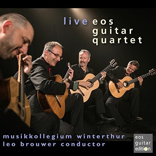 the album cover for Leo Brouwer - Live