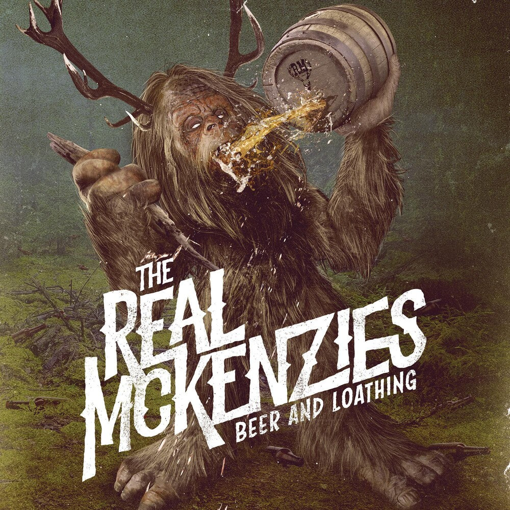 the album cover for The Real Mckenzies - Beer And Loathing