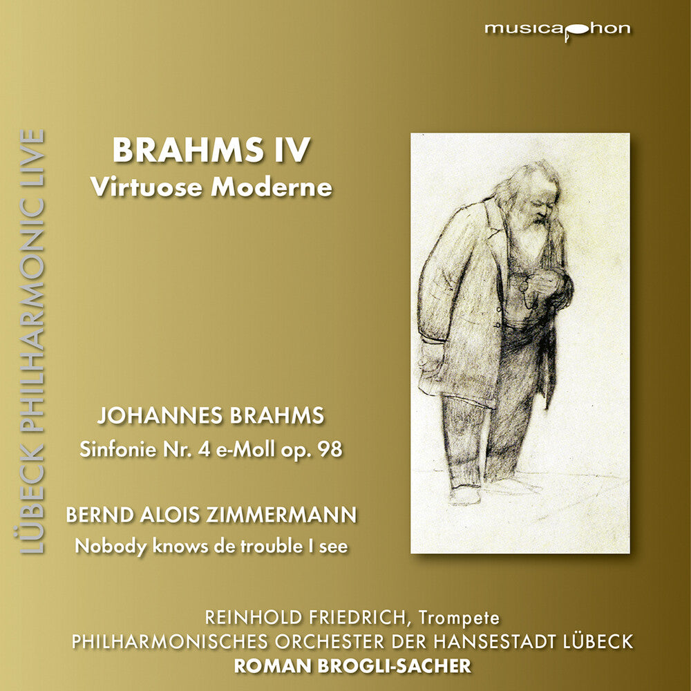 the album cover for Brahms / Friedrich / Brogli-Sacher - Brahms 4