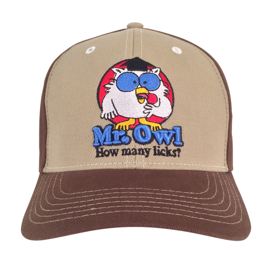 Mr Owl How Many Licks Hat Officially Licensed - Tan and Brown