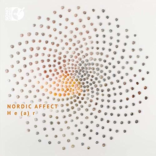 the album cover for Guonadottir / Nordic Affect - H E a R