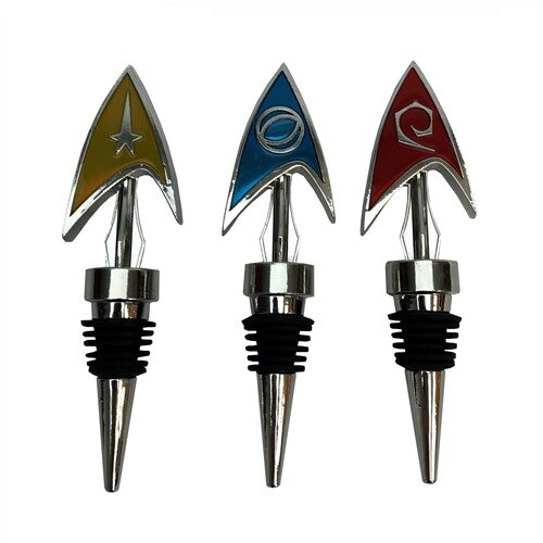 Star Trek - Tos Delta Bottle Stopper Set Of 3 - Star Trek - Tos Delta Bottle Stopper Set Of 3 - Novelties