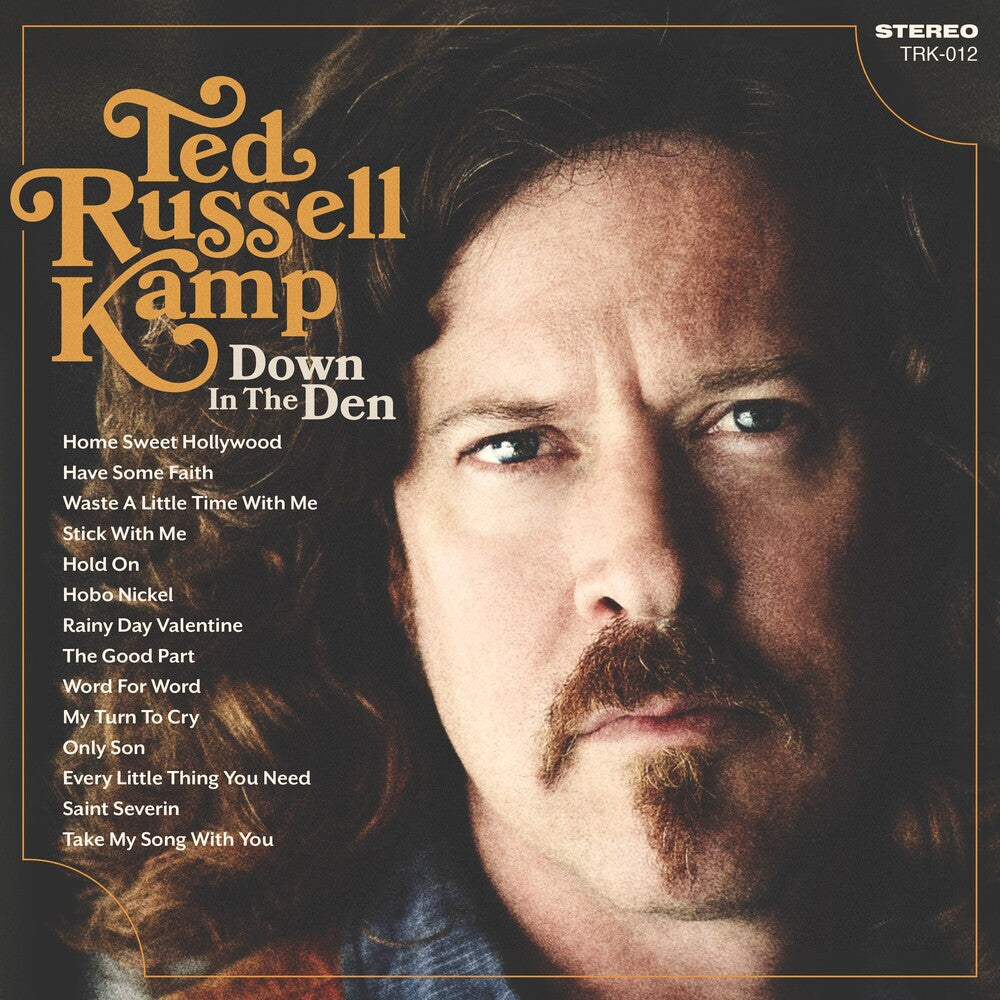 the album cover for Ted Kamp Russell - Down In The Den