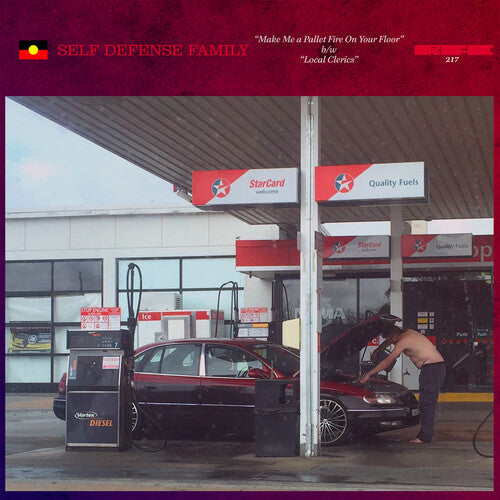 Self Defense Family - Make Me A Pallet Fire On Your Floor / Local Clerics (Blue) Vinyl Record