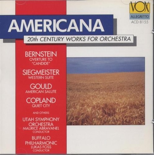 Abravanel / Utah Symphony Orchestra - Americana - Music CD