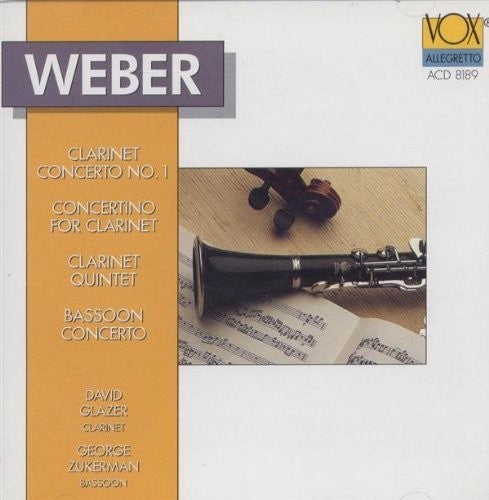 Glazer - Clarinet Bassoon Conce - Music CD