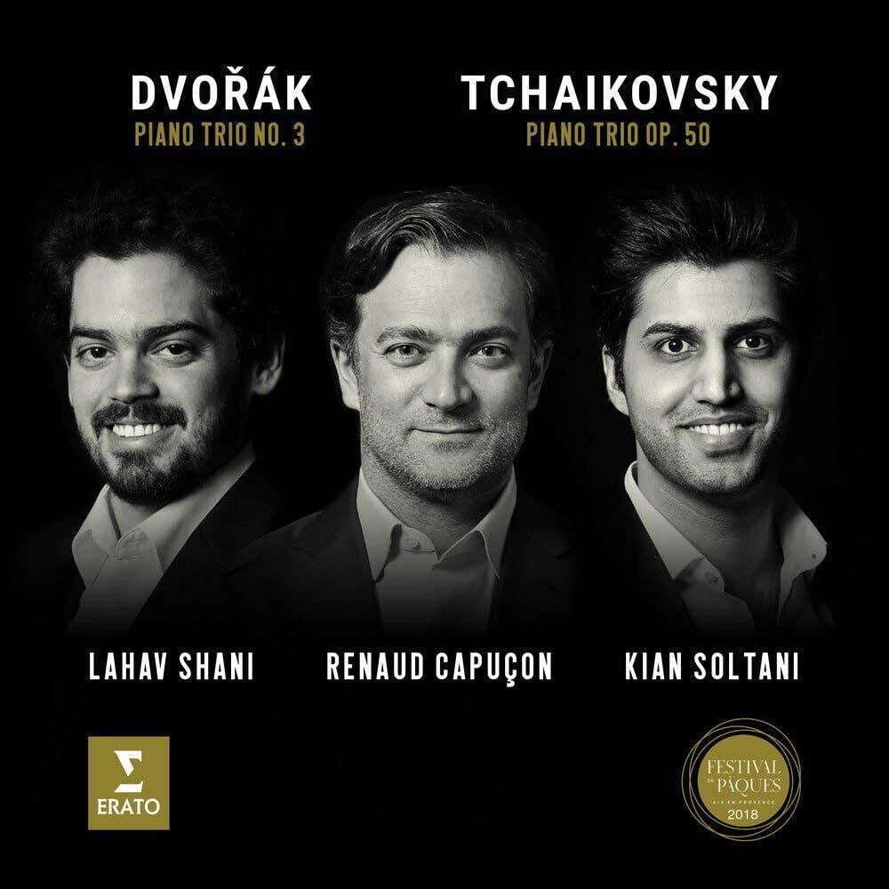 the album cover for Renaud Capucon / Shani,Lahav / Soltani,Kian - Tchaikovsky: Piano Trio op. 50, Dvorak: Piano Trio No. 3 (Festival de