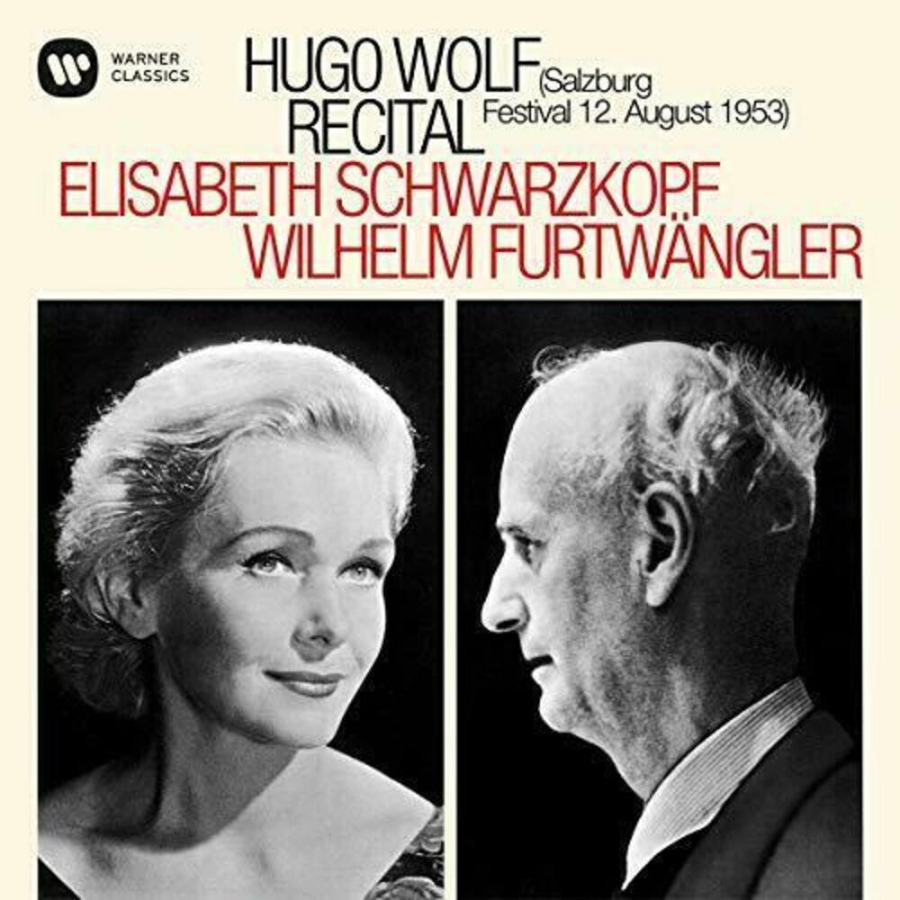 the album cover for Elisabeth Schwarzkopf / Furtwangler,Wilhelm - Hugo Wolf Recital - Salzburg, 12 / 08 / 1953