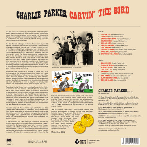 Charlie Parker - Carvin The Bird: Best Of The Dial Masters Vol. 2 [Red Colored Vinyl] Vinyl Record