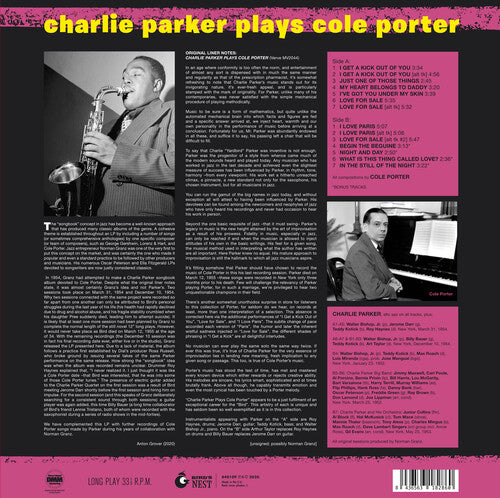 Charlie Parker - Plays Cole Porter [Yellow Colored Vinyl] Vinyl Record