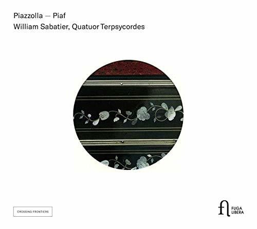 the album cover for Piazzolla / Sabatier - Piaf