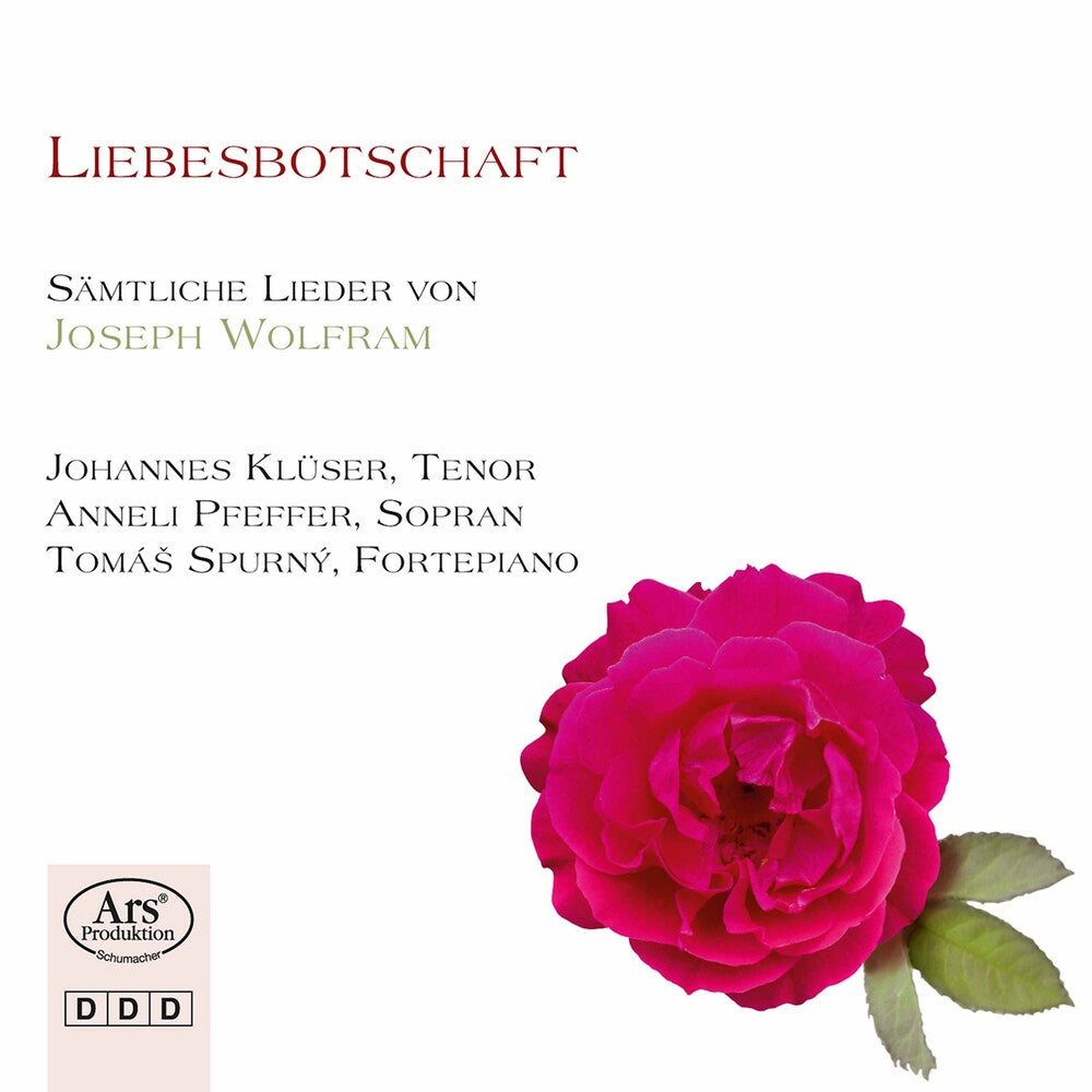 the album cover for Wolfram / Kluser / Spurny - Liebesbotschaft