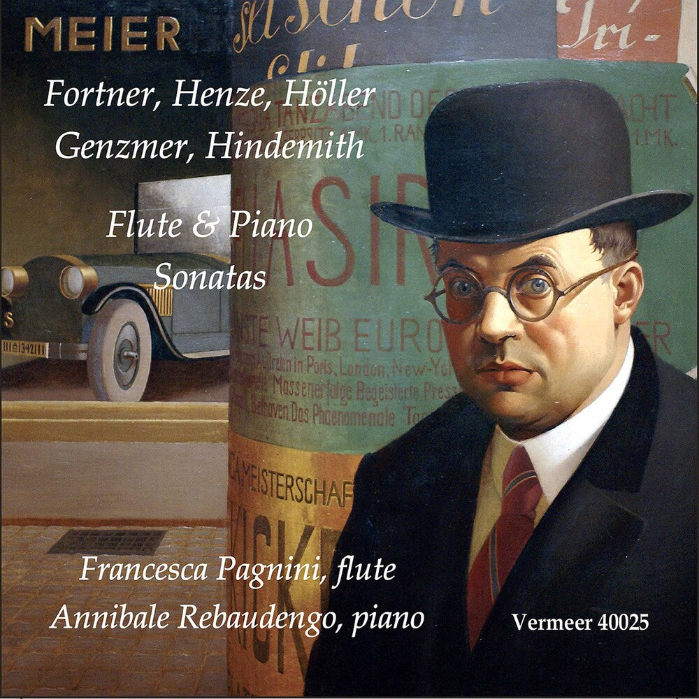the album cover for Fortner / Pagnini / Rebaudengo - Flute & Piano Sonatas