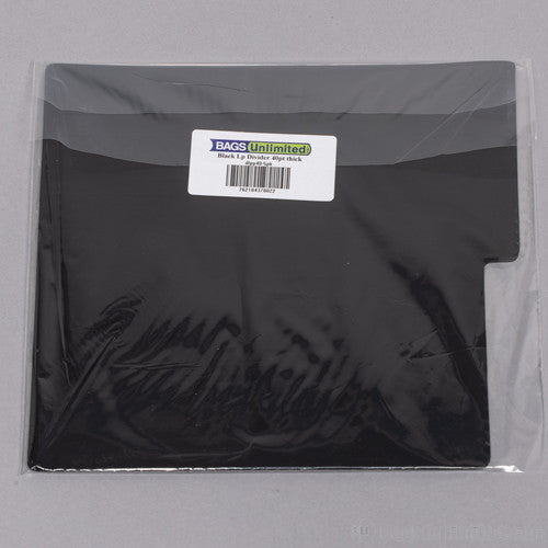 Bu Dlpp40k5pk Lp Divider Cards 040mil Poly 5pk Blk - Bu Dlpp40k5pk Lp Divider Cards 040mil Poly 5pk Blk - Vinyl Accessories