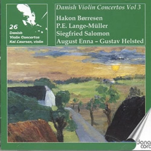 the album cover for Laursen - Danish Violin Concertos 5-6