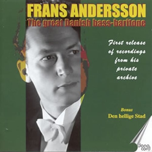 the album cover for Andersson - Great Danish Bass Baritone