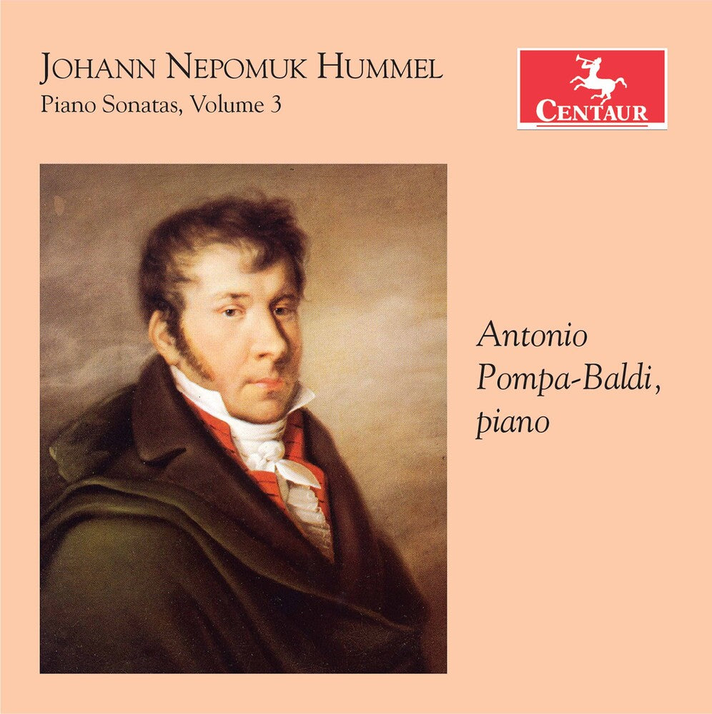 the album cover for Hummel / Pompa-Baldi - Piano Sonatas 3
