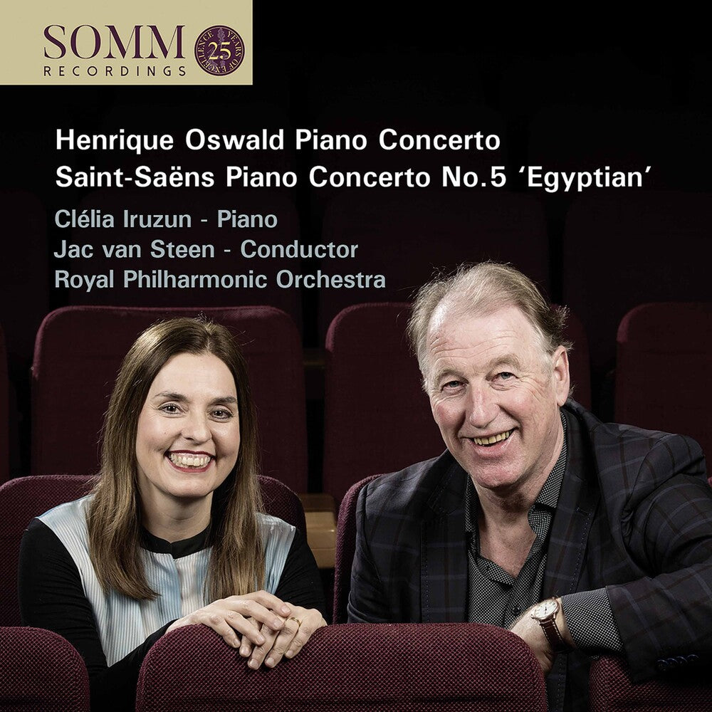 the album cover for Oswald / Iruzun / Steen - Piano Concerto