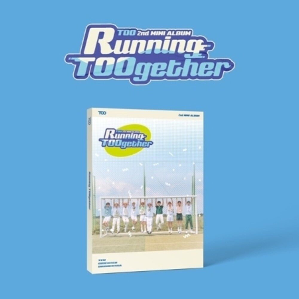 the album cover for Too - Running Together (incl. 100pg Photobook, Folded Lyrics Sheet, Illustration Sticker, 2pc Photocard, Circular Photocard, Mini Slog