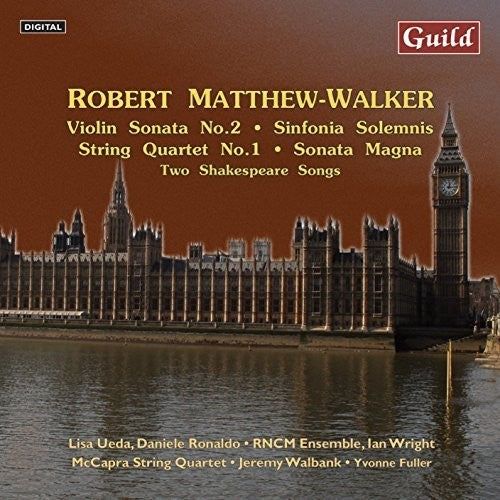 the album cover for Walker / Ueda / Rinaldo - Music By Robert Matthew Walker