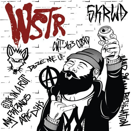 Wstr - Skrwd - Red & Bone Split - Vinyl Record