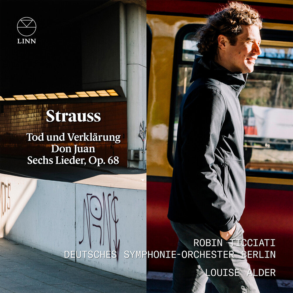 the album cover for Strauss / Ticciati / Alder - Tod Und Verklarung