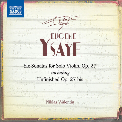 Ysaye - Six Sonatas For Solo Violin - Music CD