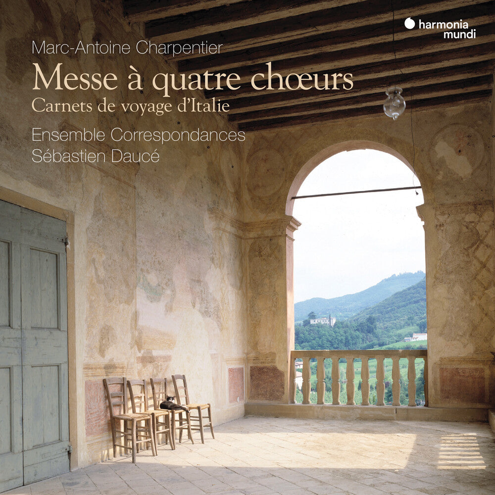 the album cover for Ensemble Correspondances / Sebastien Dauce - Charpentier: Messe A 4 Choeurs