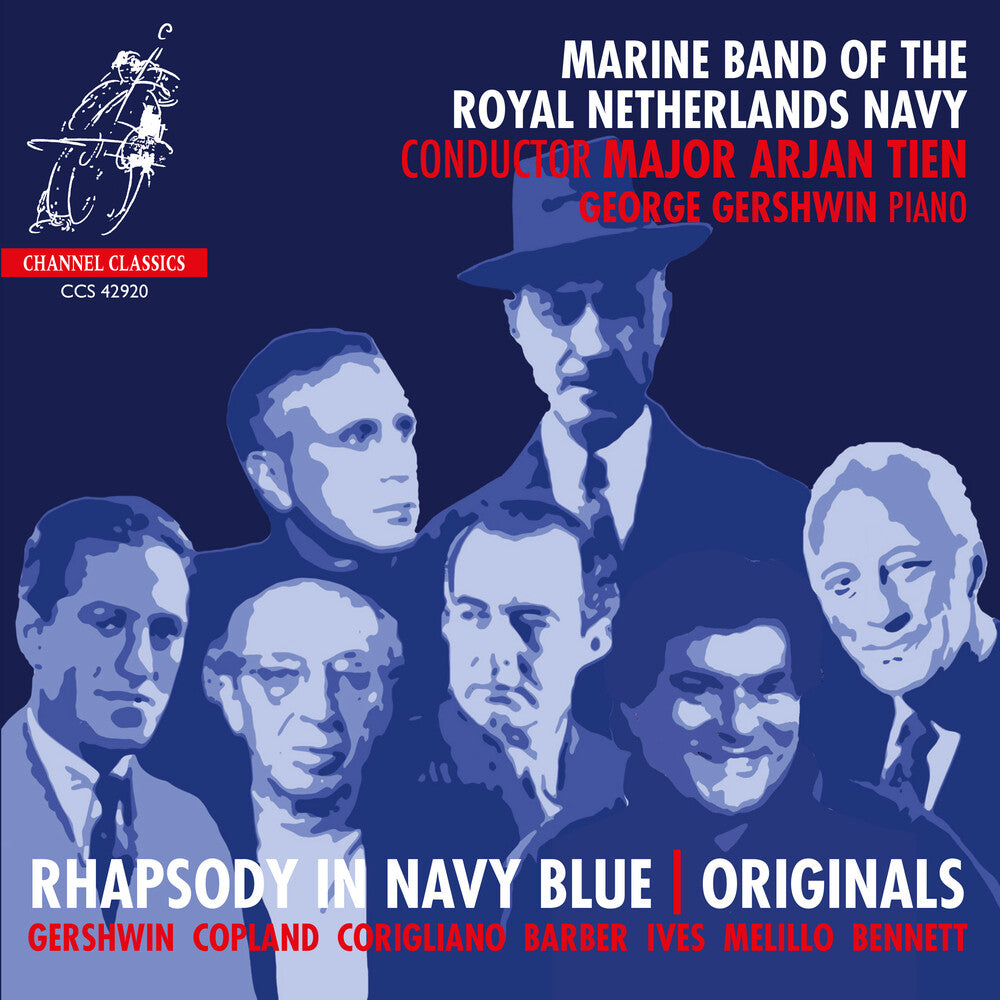 the album cover for Marine Band of the Royal Netherlands Navy - Rhapsody In Navy Blue - Originals