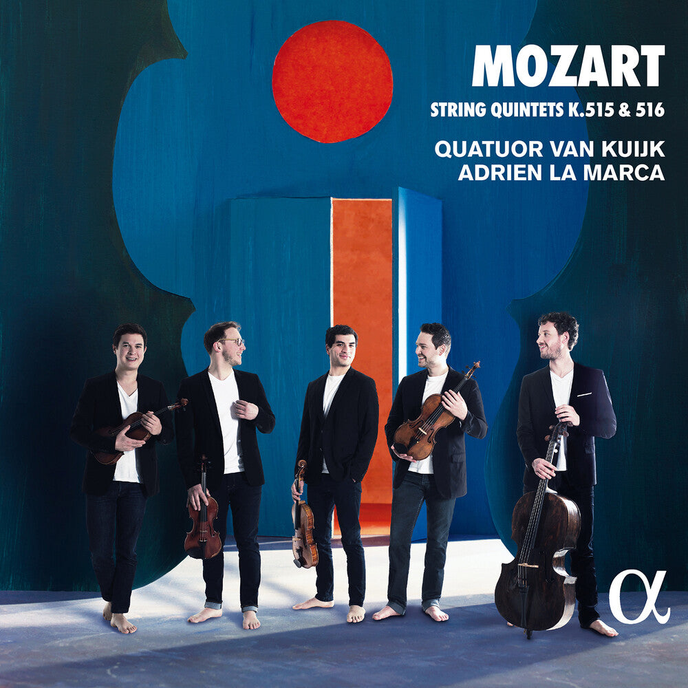 the album cover for Mozart / Quatuor Van Kuijk / Marca - String Quintets 515 & 516