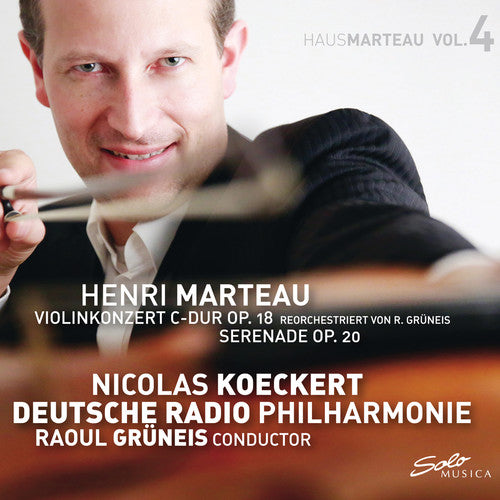 the album cover for Marteau / Deutsche Radio Philharmonie - Violinkonzert C Dur 18 / Serenade 20
