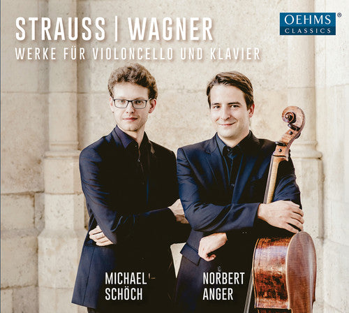 the album cover for Strauss / Schoch / Anger - Werke Fur Violoncello Und Klavier