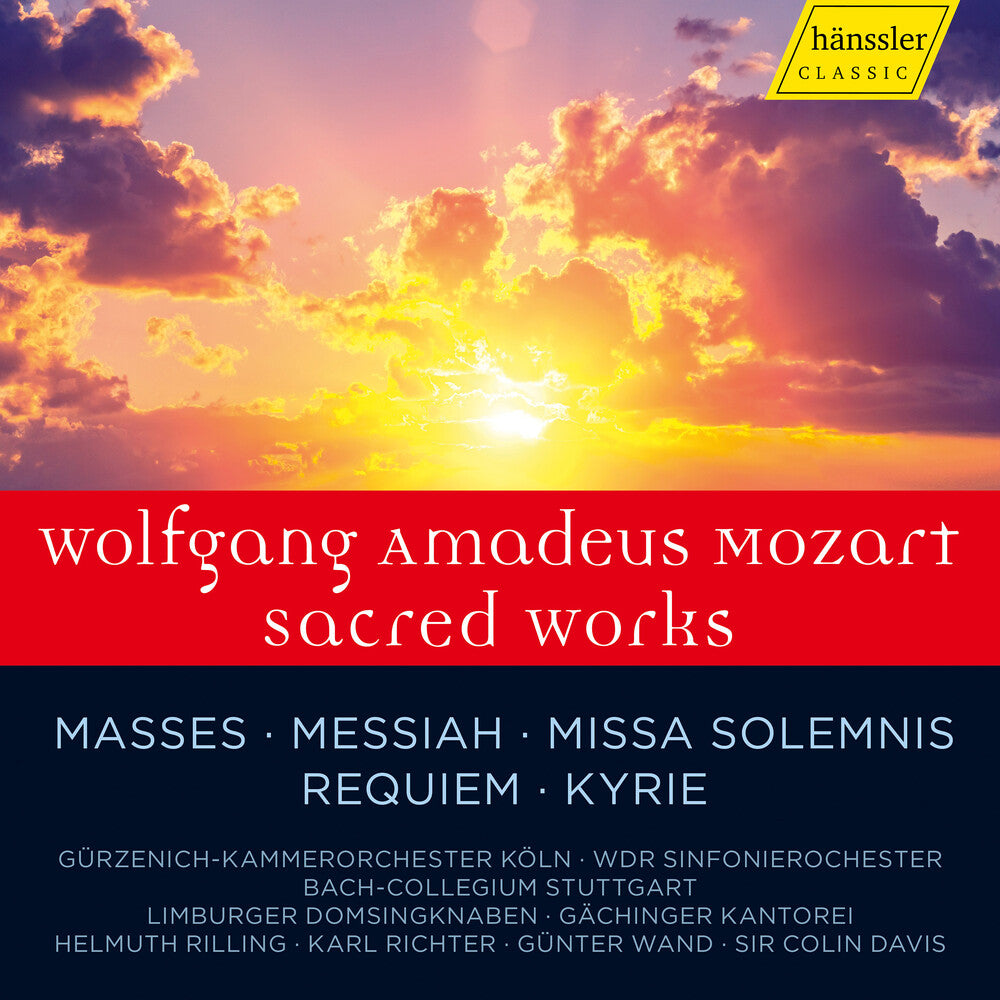 the album cover for Mozart - Scared Works