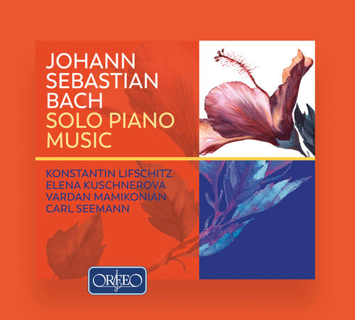 the album cover for J Bach S / Lifschitz / Seemann - Solo Piano Music