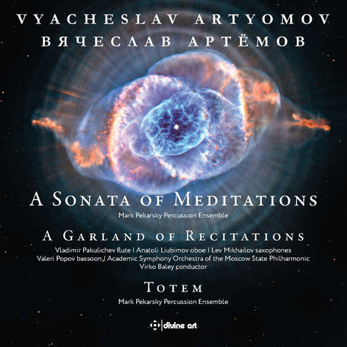 the album cover for Artyomov / Pakulichev / Moscow Philharmonic Orch - Sonata of Meditations / Garland of Recitations